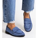 Gemre Blue moccasins with zirconia Mogha | Shoptok.si
