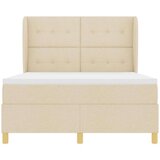  Podna opruga s madracem Tamno siva 90x190 cm Krema 140 x 200 cm - Krema 140 x 200 cm S gumbima | shoptok.hr
