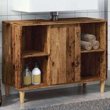 vidaXL Kupaonski ormarić boja drva 80 x 33 x 60 cm konstruirano drvo | Eponuda.com