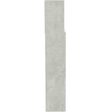 Uzglavlje s ormarićem siva boja betona 200 x 19 x 103,5 cm | shoptok.hr