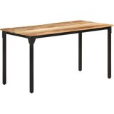  Blagovaonski stol 140 x 70 x 76 cm od grubog drva manga | shoptok.hr