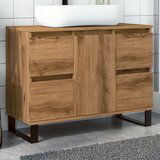 vidaXL Kopalniška omara za umivalnik Artisan Oak 80x33x60 cm Cene