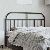  Kovinsko posteljno vzglavje črno 150 cm | Shoptok.si
