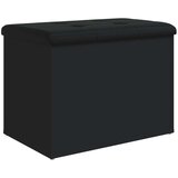  Klupa za pohranu crna 62 x 42 x 45 cm od konstruiranog drva | shoptok.hr