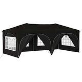  Rastezljivi šator za zabave 575 x 288 x 245 cm Crna | shoptok.hr