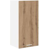 Viseći ormarić Umjetnički hrast i bijela 40 x 31 x 80 cm | shoptok.hr