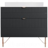 Pino Art Ormarić sa pravougaonim umivaonikom 90 Line Compact Antracit 1054ANT | ePonuda.com