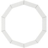  Ograda za životinje s 10 ploča 54x100 cm od pocinčanog željeza | shoptok.hr