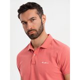 Ombre Cotton pique knit polo shirt - coral | shoptok.hr