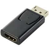 RF-5506962 DisplayPort / HDMI adapter [1x muški konektor DisplayPort - 1x ženski konektor HDMI] crna pozlaćeni kontakti