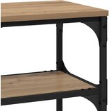  Konzolna stolica s policom Umjetnički hrast 100 x 30 x 75 cm | shoptok.hr
