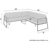 XXXL Lounge Garnitura Mila, Siva, Naravna, 5-Delno | Shoptok.si