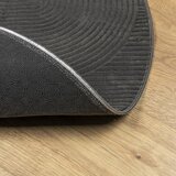  Tepih IZA kratka vlakna skandinavski izgled antracit Ø 200 cm | shoptok.hr