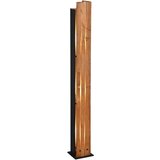  Stoječa svetilka z lesenim senčilom v črni in naravni barvi (višina 121 cm) Karuni – | Shoptok.si
