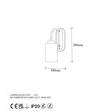 Opviq lights Hemikilo - 13160 Gold Wall Lamp | ePonuda.com