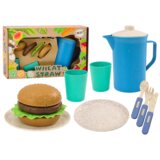  Set za igru hamburger s priborom za jelo 11 elemenata | shoptok.hr