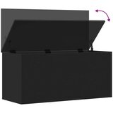  Kutija za pohranu crna 100x42x46 cm od konstruiranog drva | shoptok.hr