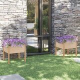  Vrtne sadilice 2 kom 70 x 70 x 70 cm od masivne borovine Cijene