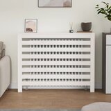  Pokrov za radijator bijeli 108,5 x 19 x 84 cm masivna borovina | shoptok.hr