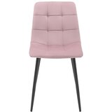 Bessagi Home stol ria, roza, žamet | Shoptok.si