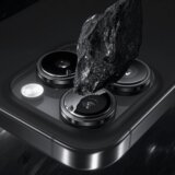 Benks Warrior zaštita od kaljenog stakla za kameru iPhone 16 Pro/16 Pro Max (3 leće) srebrna | shoptok.hr