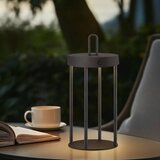  LED prigušiva spoljašnja punjiva dodirna stona lampa GENTLE LED/1,5W/3,7V 3000 mAh IP44 crna | Eponuda.com