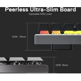 Tipkovnica - Horus Pro K618RGB-Pro Žičana i Bežična (2.4G & BT) Crveni Prekidači