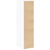 vidaXL Visoka omara bela 30x42,5x124 cm inženirski les | Shoptok.si
