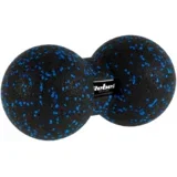 Active duoball dvostruka masažna lopta 12 cm, crno-plava, EPP materijal
