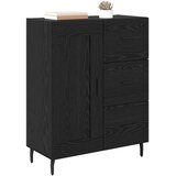  Kreveta Crni hrast 69,5 x 34 x 90 cm Obrađeno drvo i čelik | shoptok.hr