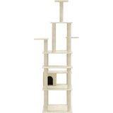 vidaXL Mačje drevo s praskalniki iz sisala krem 183 cm | Shoptok.si