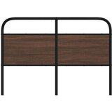  Uzglavlje smeđa boja hrasta 120 cm čelik i konstruirano drvo | shoptok.hr