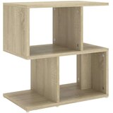  Noćni ormarić boja hrasta 50 x 30 x 51,5 cm konstruirano drvo | Eponuda.com