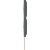 vidaXL Naslon za glavu s dijamantnim uzorkom Tamnosivi 140 cm Materijal | shoptok.hr