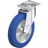 Blickle Vrtljivo kolo iz jeklene pločevine LH-ALBS, kolo s Ø 250 mm, nosilnost 850 kg, mere ploščice 140 x 110 mm | Shoptok.si