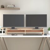  Stalak za monitor 100 x 24 x 16 cm od masivne borovine | shoptok.hr