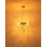 Globo 64138HG - Visilica na sajli QUEENA 4xE14/40W/230V zlatna | Eponuda.com