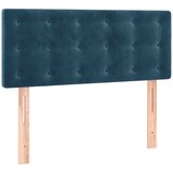 Box spring krevet s madracem tamnoplavi 80 x 200 cm baršunasti | shoptok.hr