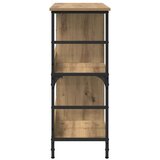 vidaXL Polica hrast artisan 78.5 x 33 x 82 cm Konstruirano drvo | shoptok.hr