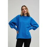 Marisse Azure Blouse With Puffed Sleeves | shoptok.hr