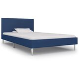 vidaXL Posteljni okvir modro blago 90x200 cm Cene