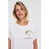 Marisse White Printed Blouse | ePonuda.com