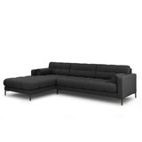 Cosmopolitan Design temno siva kotna sedežna garnitura (levi kot) bali – | Shoptok.si