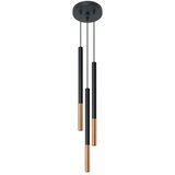  Obesna svetilka MOZAICA 3P črna/medena, (21347580) | Shoptok.si