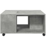  Stolić za kavu siva boja betona 80x80x40 cm konstruirano drvo | shoptok.hr
