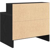 vidaXL Noćni ormarići s ladicom 2 kom crni hrast 51x31x47 cm | shoptok.hr