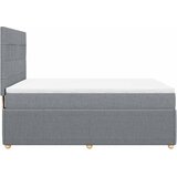  Krevet s oprugama i madracem svjetlosivi 140x190 cm od tkanine | shoptok.hr