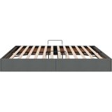  Otomanski krevet s pohranom Tamno siva 200 x 200 cm tkanina | shoptok.hr