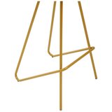 Premier Housewares Barsko stol iz masivnega bresta v zlati barvi/v naravni barvi (višina sedeža 78 cm) District – | Shoptok.si