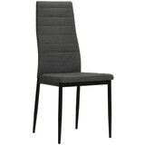 Maison Chic Jedilni stoli - Vzorci stoli 2 kosa temno sivo blago A541, (22032856) | Shoptok.si